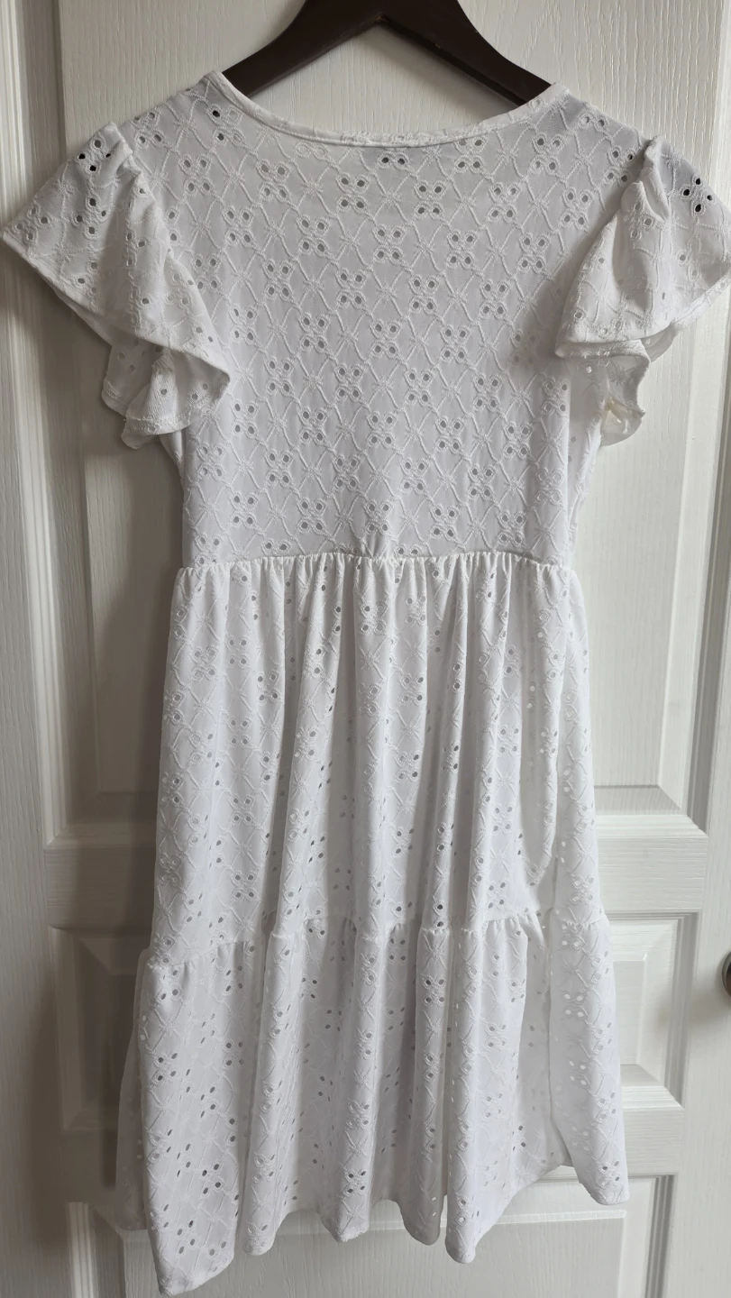 Brit & Bri White Eyelet Dress - XS - photo 4