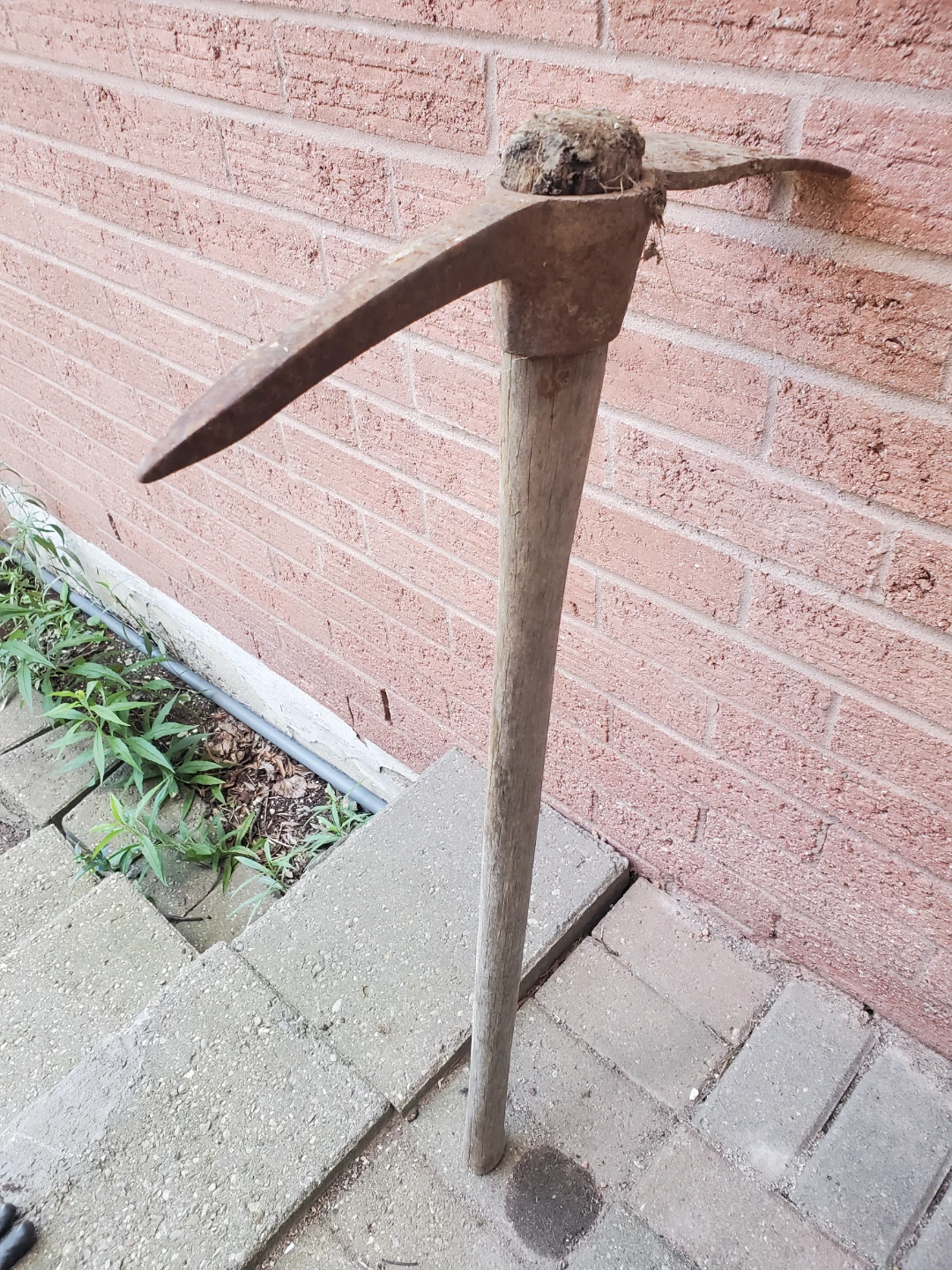 Pickaxe with Wooden Handle - photo 2