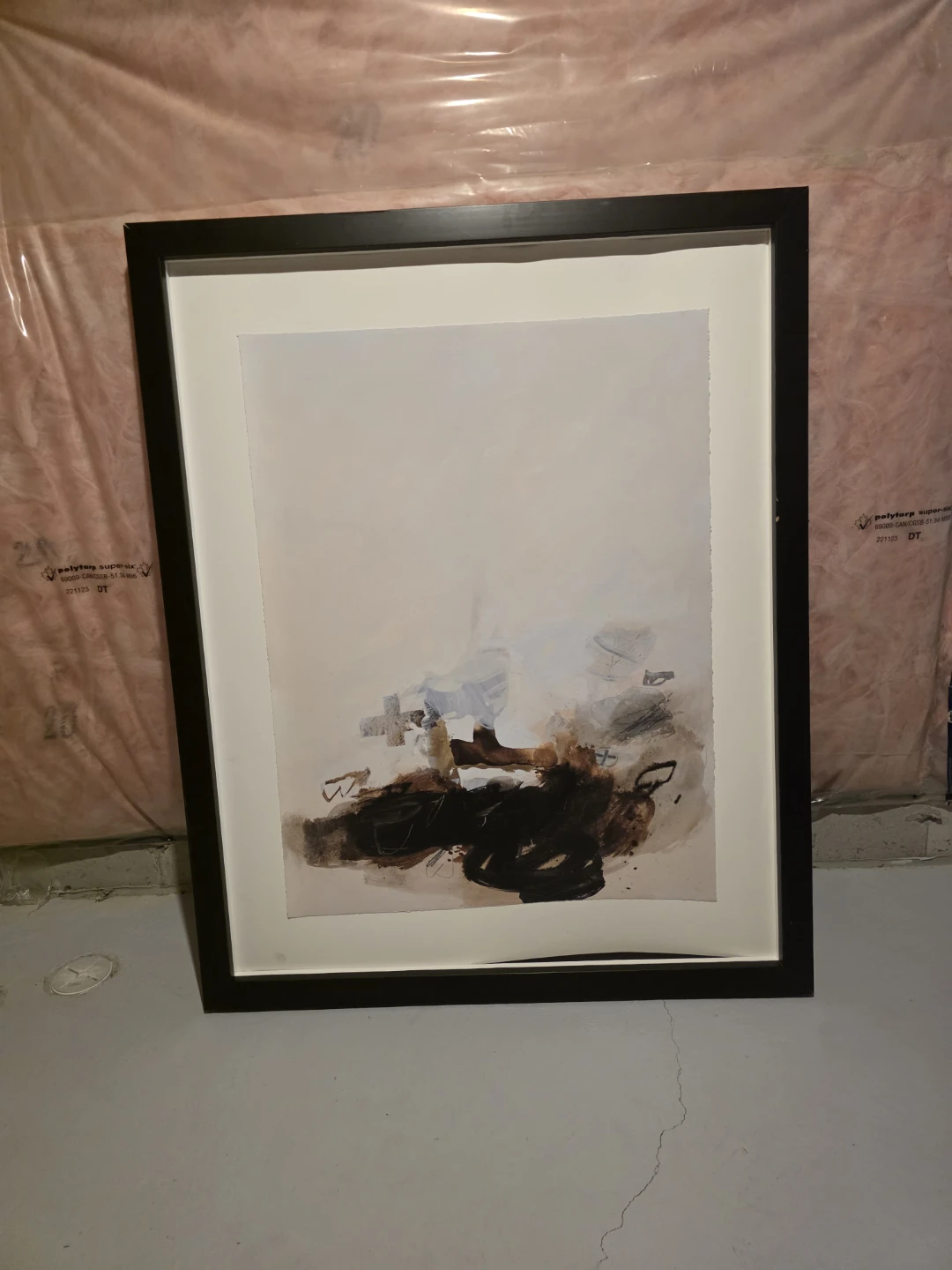 Framed Abstract Art Print - photo 2