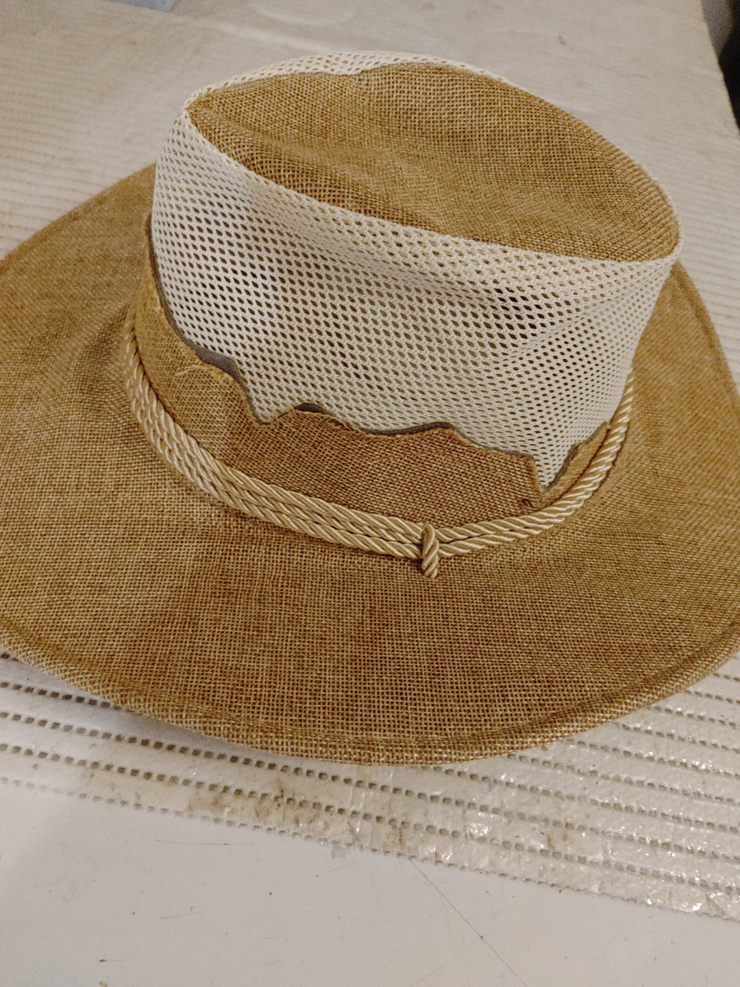 Straw Cowboy Hat with Mesh Top - photo 3