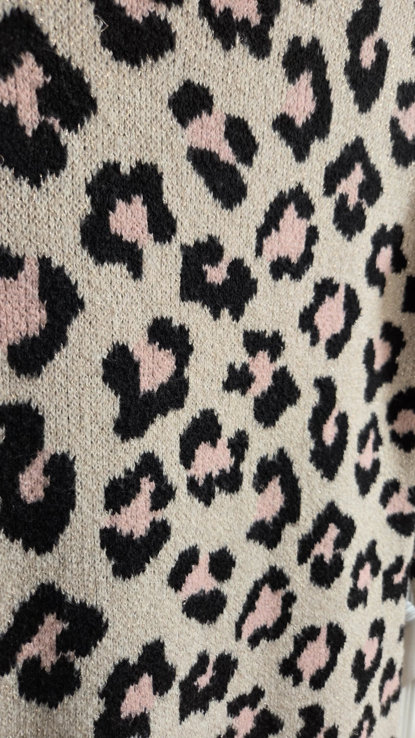 The Children's Place Leopard Print Sweater Dress Size 10/12 - photo 2