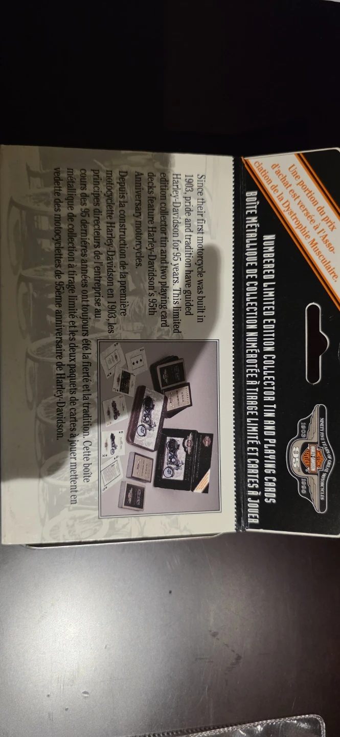 Harley-Davidson 95th Anniversary Collector Tin and Cards - photo 2