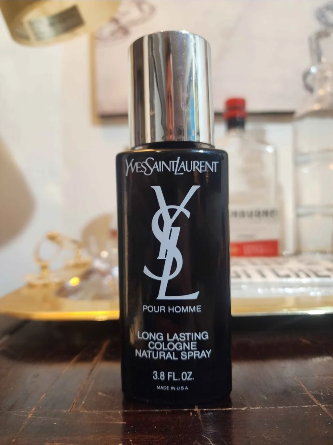 RARE VINTAGE YSL "Long Lasting Cologne" Natural Spra 3.8fl.oz.