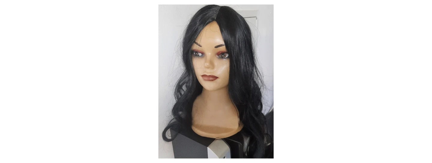 Black Long Wavy Wig - photo 4