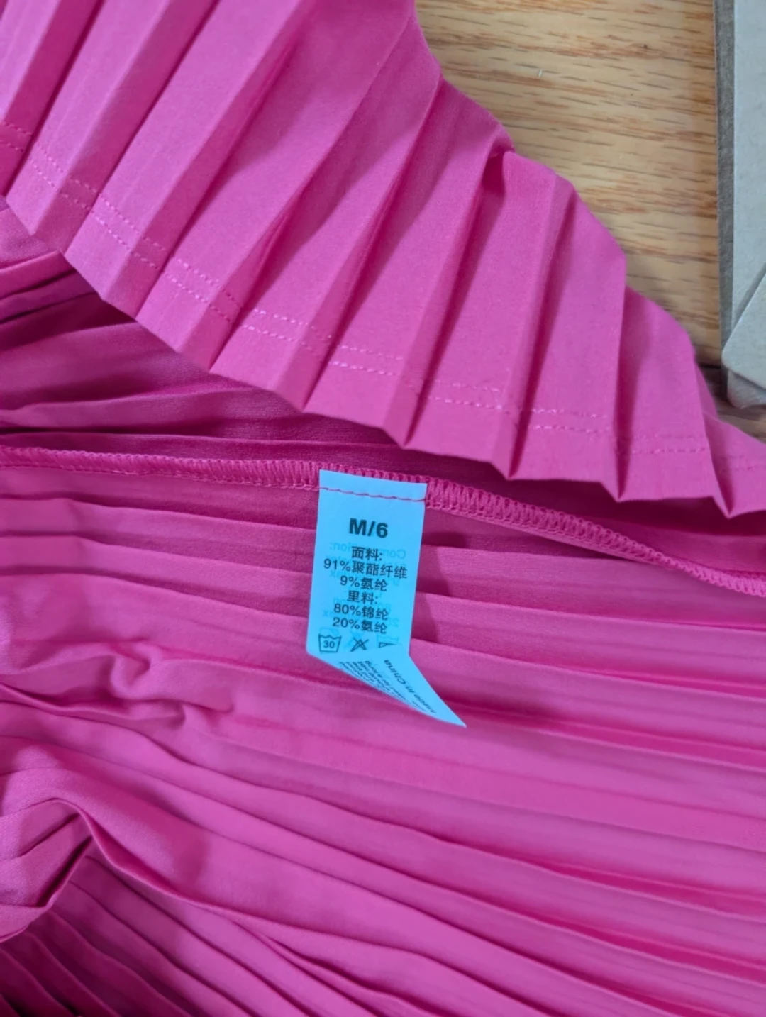 Brand new KUTOOK Pink Pleated Skort Size M/6 - photo 5