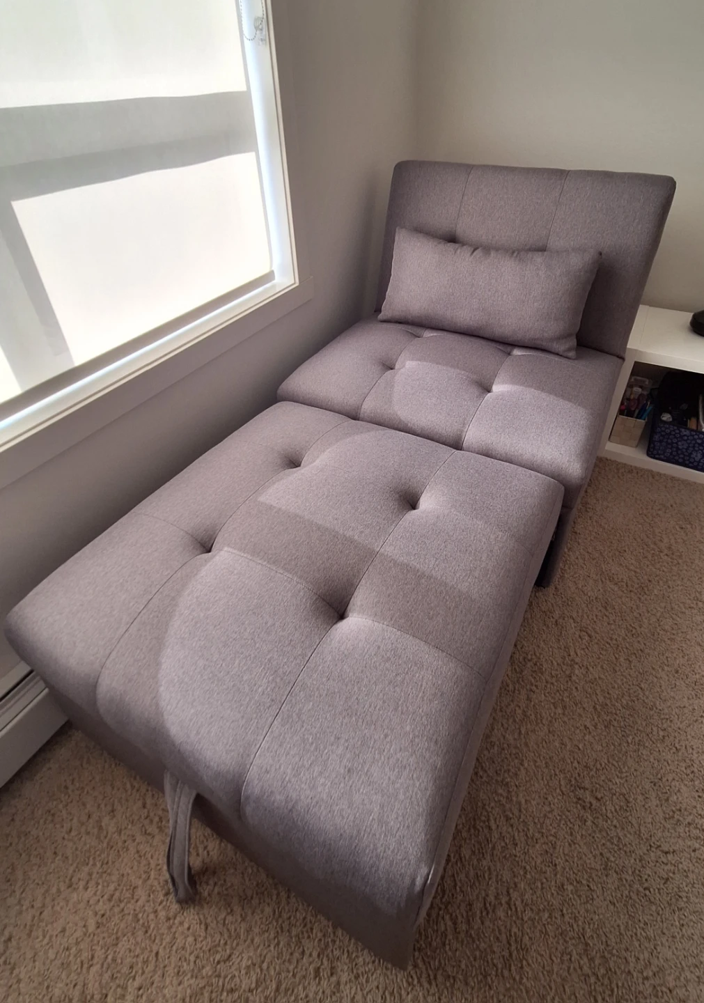 Convertible Sleeper Chair - Grey - photo 2