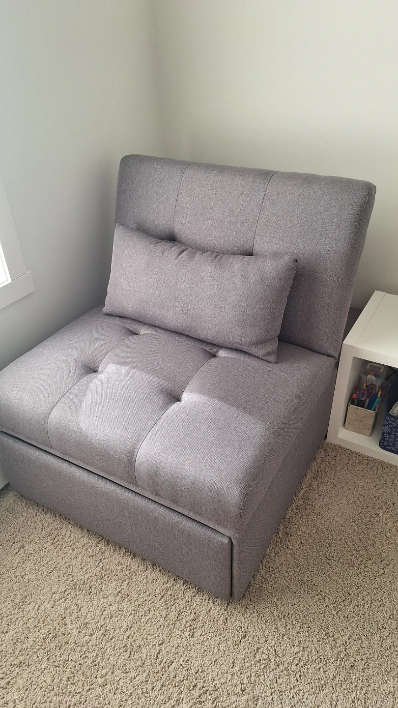 Convertible Sleeper Chair - Grey