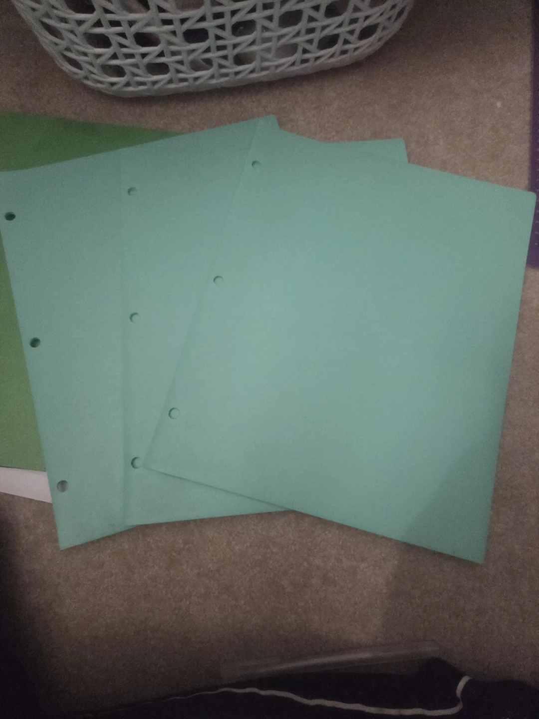 3-Hole Punch Folders