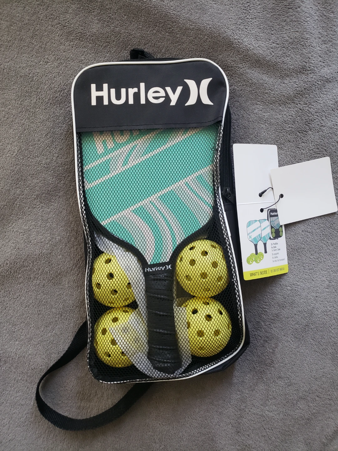 Hurley Pickleball 2 Paddles and 4 Balls Set - - photo 4