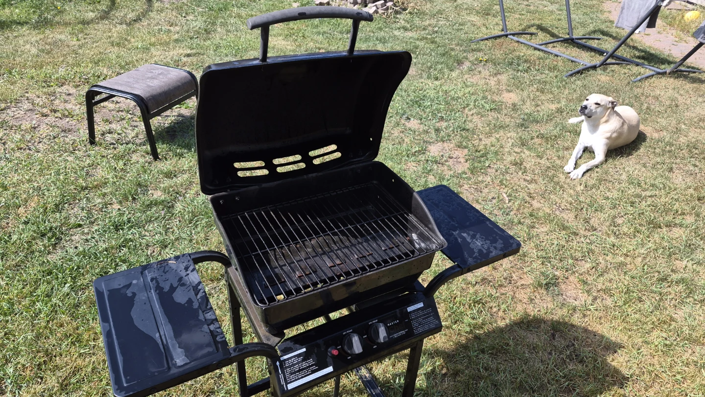 Black small Propane Grill