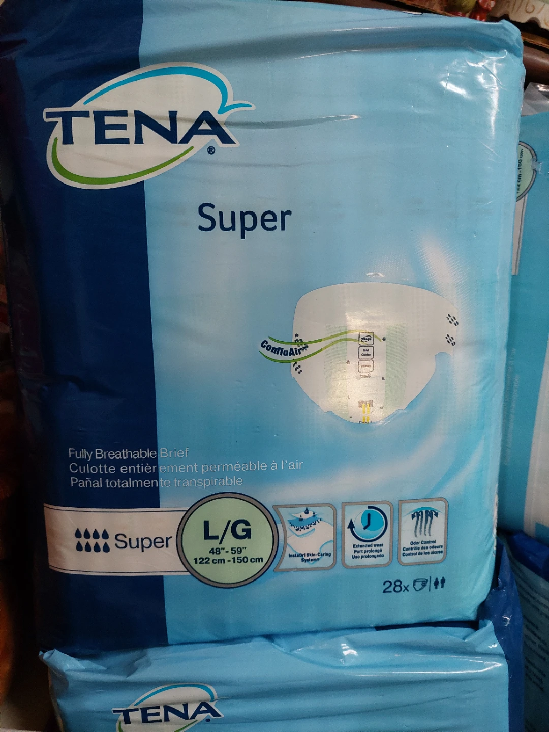 TENA ProSkin Briefs - L/G (Super) New Unopened! - photo 3