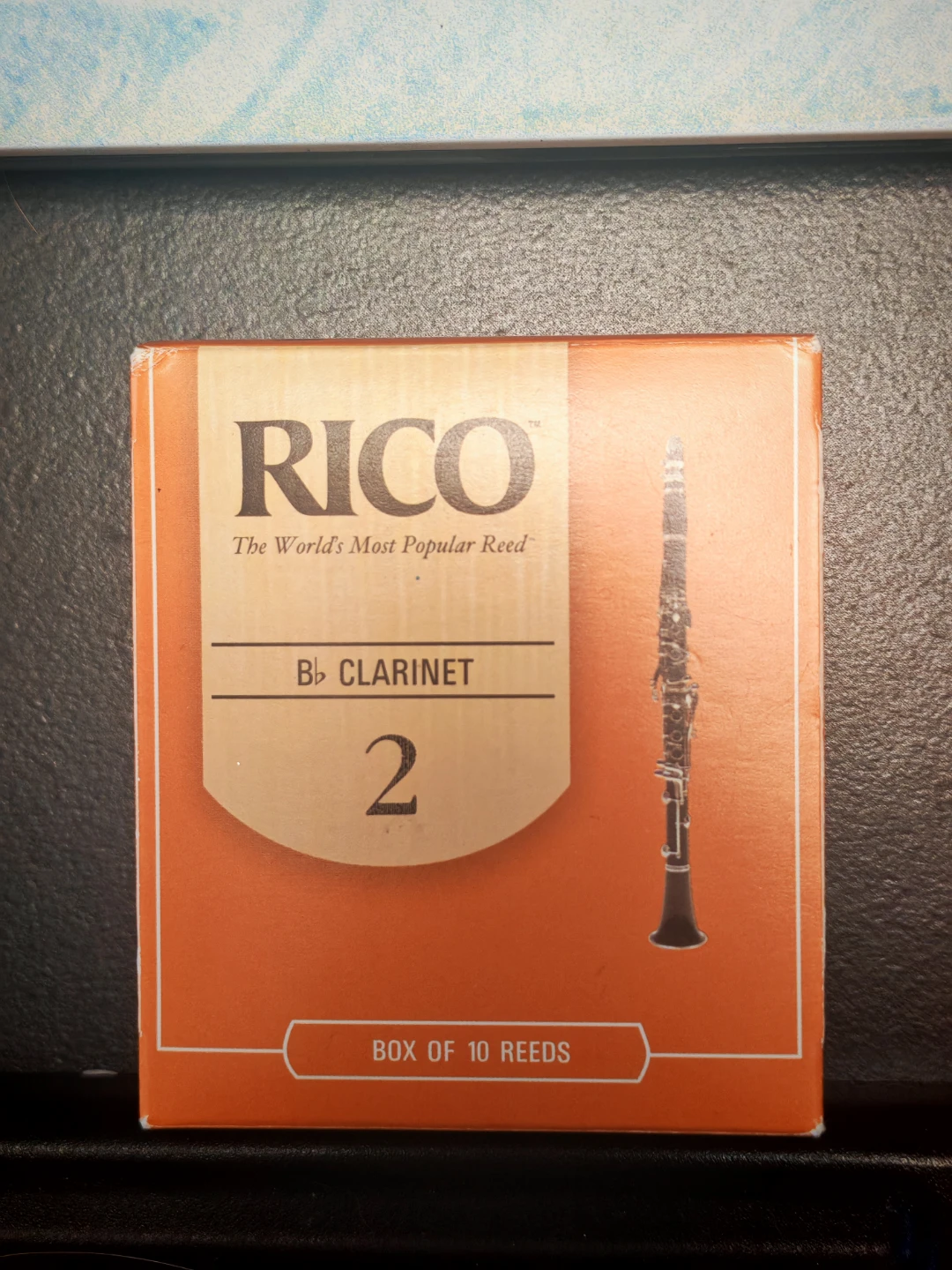 RICO Bb CLARINET Reeds - Size 2 - Box of 10