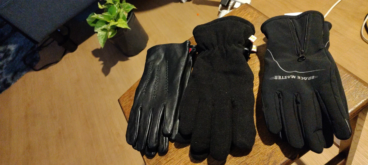 Black Gloves (3 Pairs)