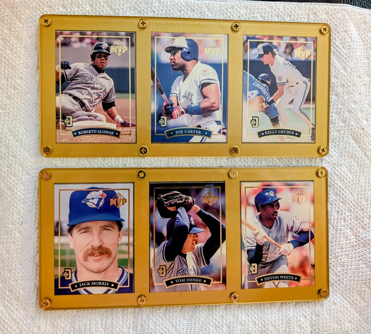 1992 Donruss McDonald's MVP Toronto Blue Jays commemorative  set