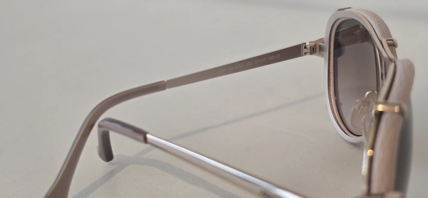 Roberto Cavalli Pink Leather Aviator Sunglasses - photo 4