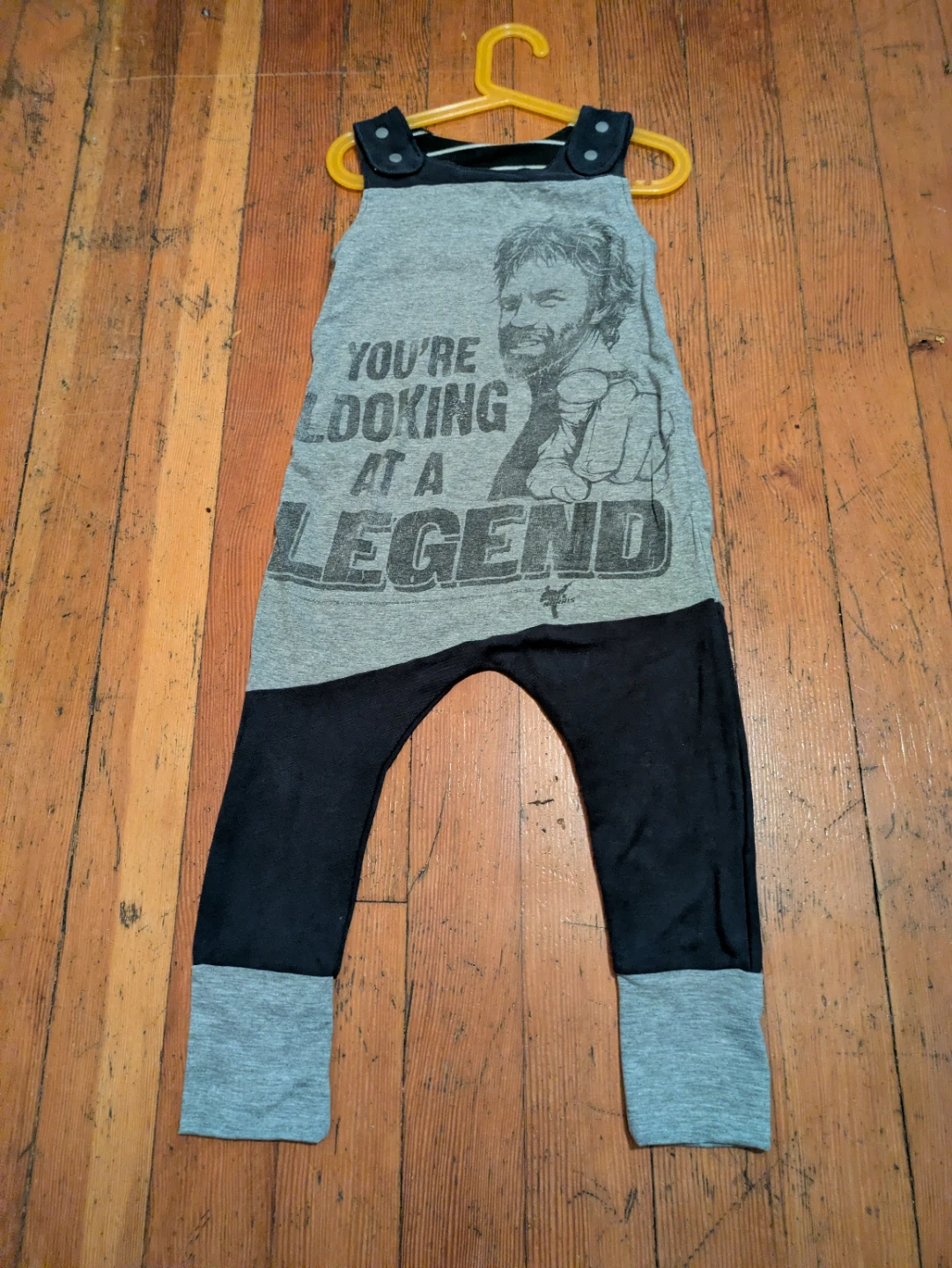 One of a Kind Chuck Norris "Legend"  Romper