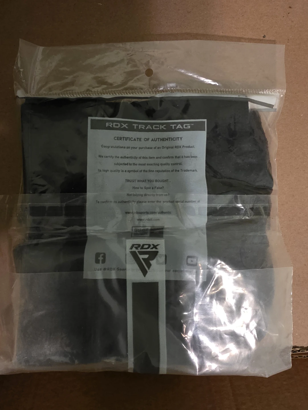 RDX weightlifting gloves (Black) M size - photo 2