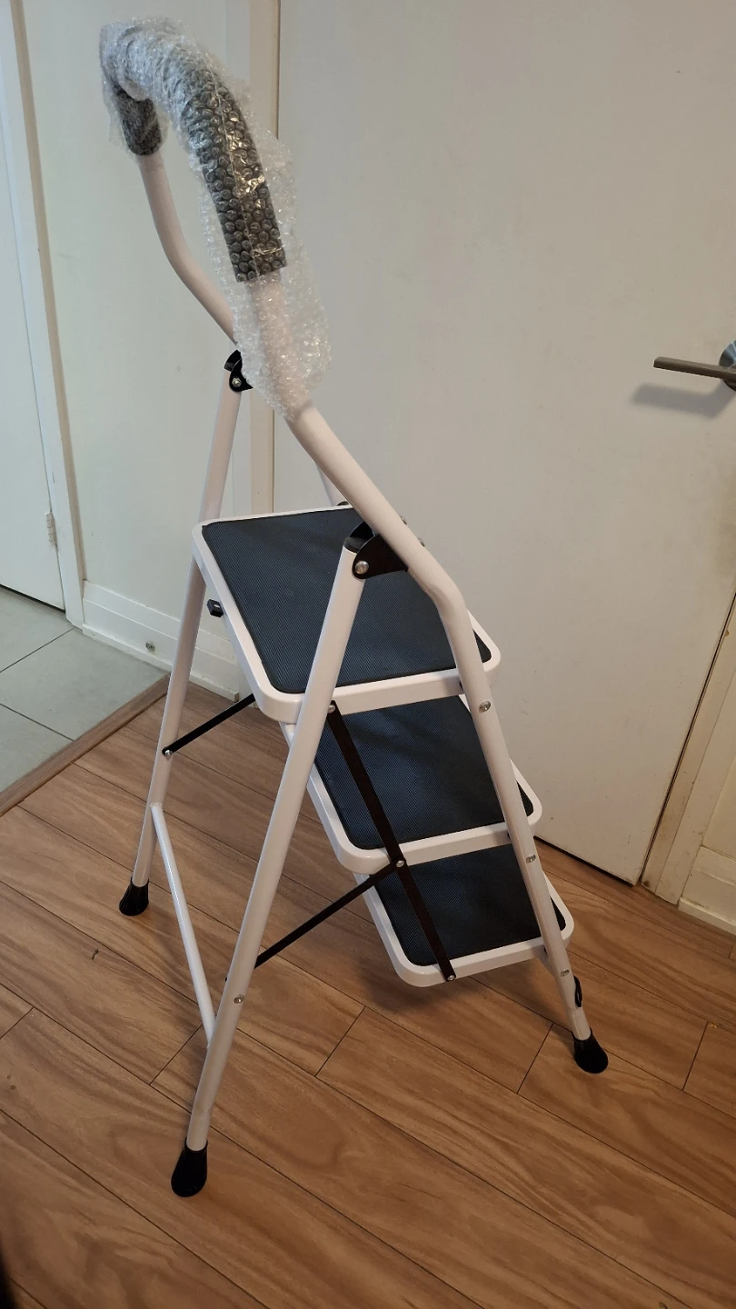 🪜 White Three Step Ladder 125cm Height - photo 2