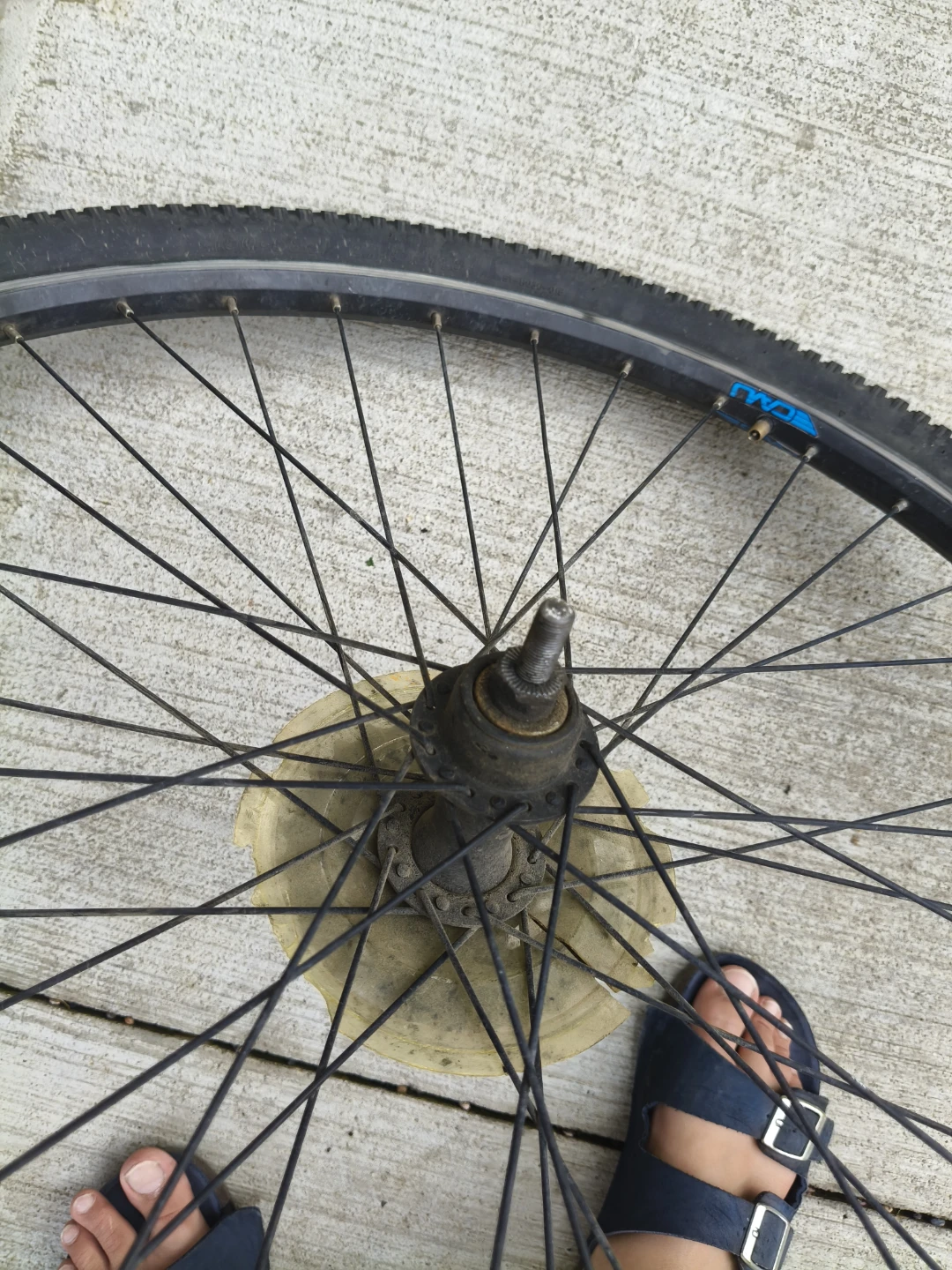 Shimano 7-Speed Bicycle Rear Wheel - photo 2