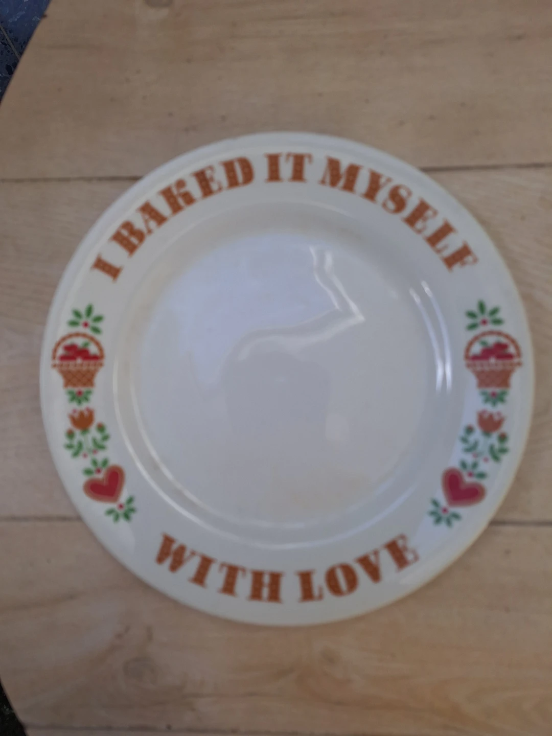 Avon "Baked It Myself With Love" Plate