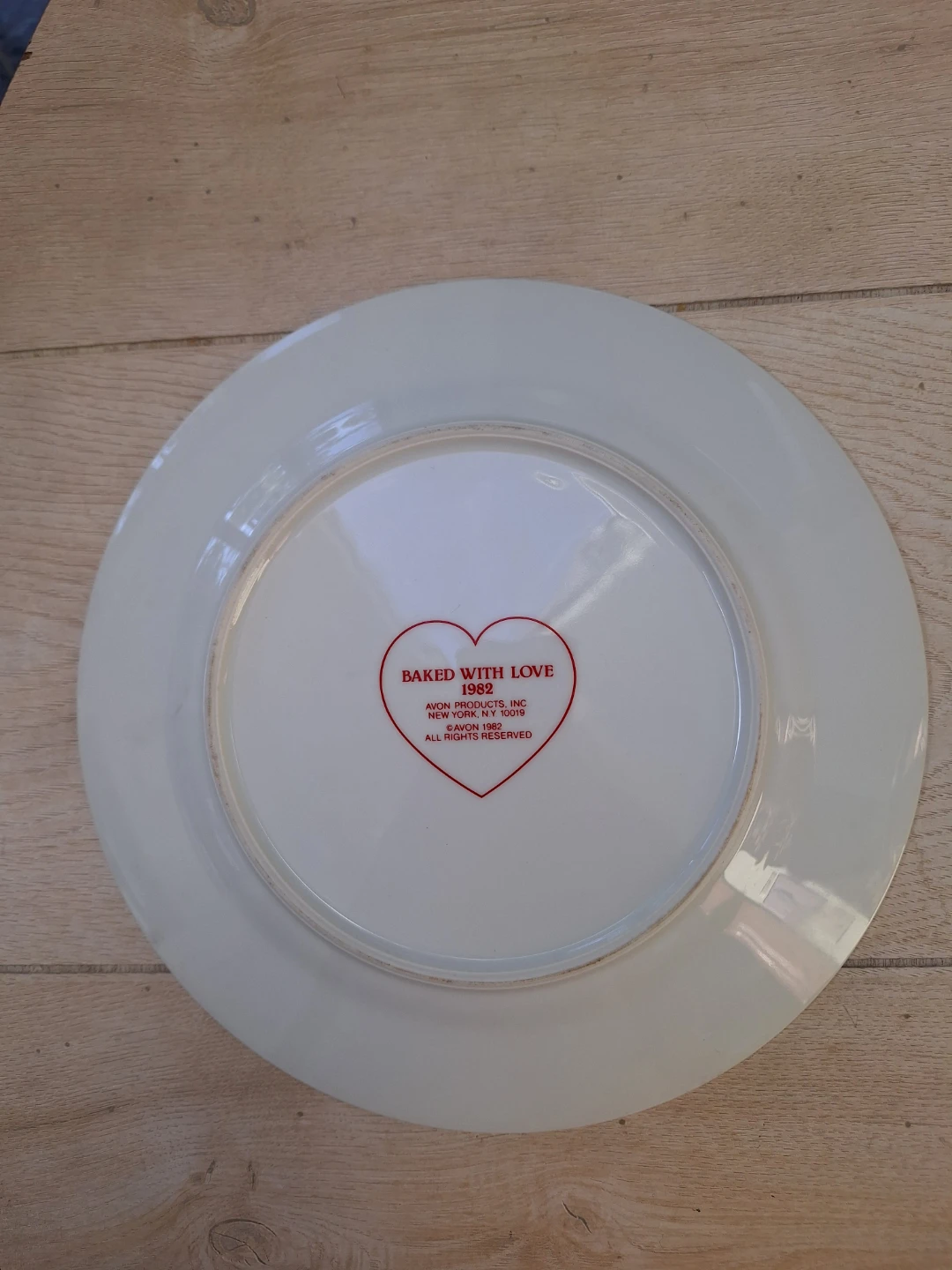 Avon "Baked It Myself With Love" Plate - photo 2