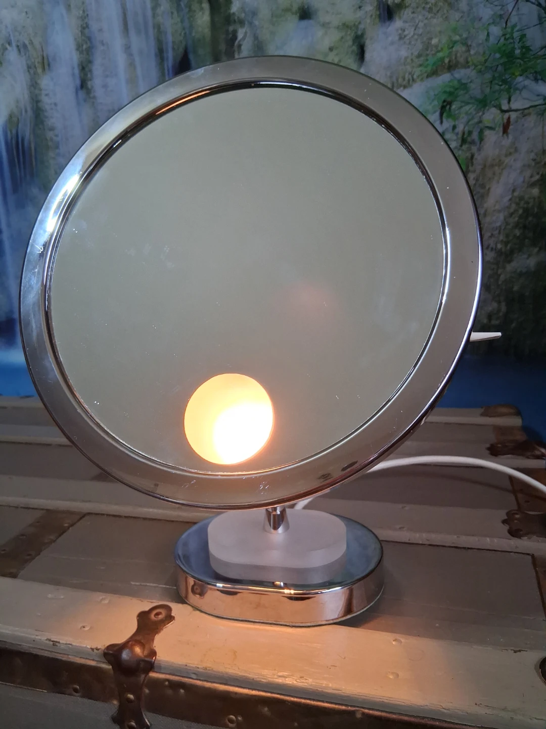 Vintage MCM Baci Remcraft lighted Vanity Mirror - photo 2