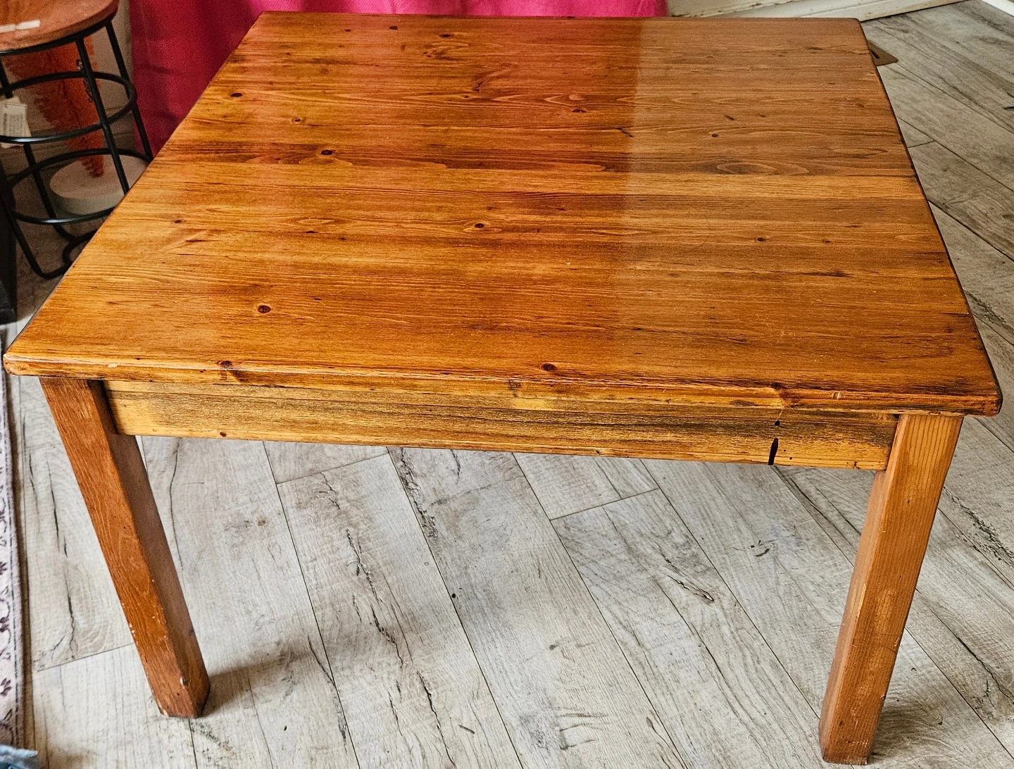 Wooden Side Table - photo 2