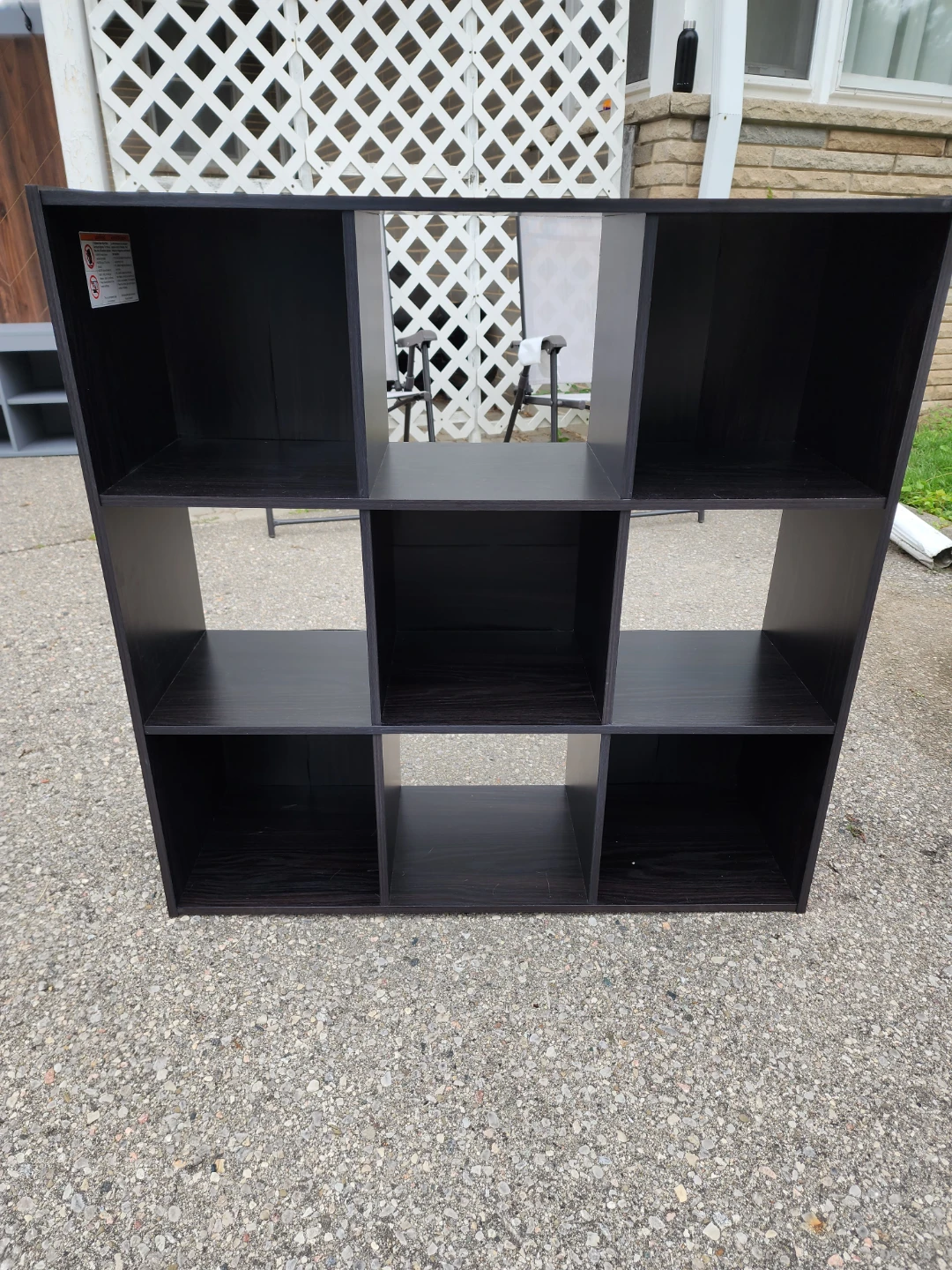 Black 9-Cube Storage Shelf Only 10!!