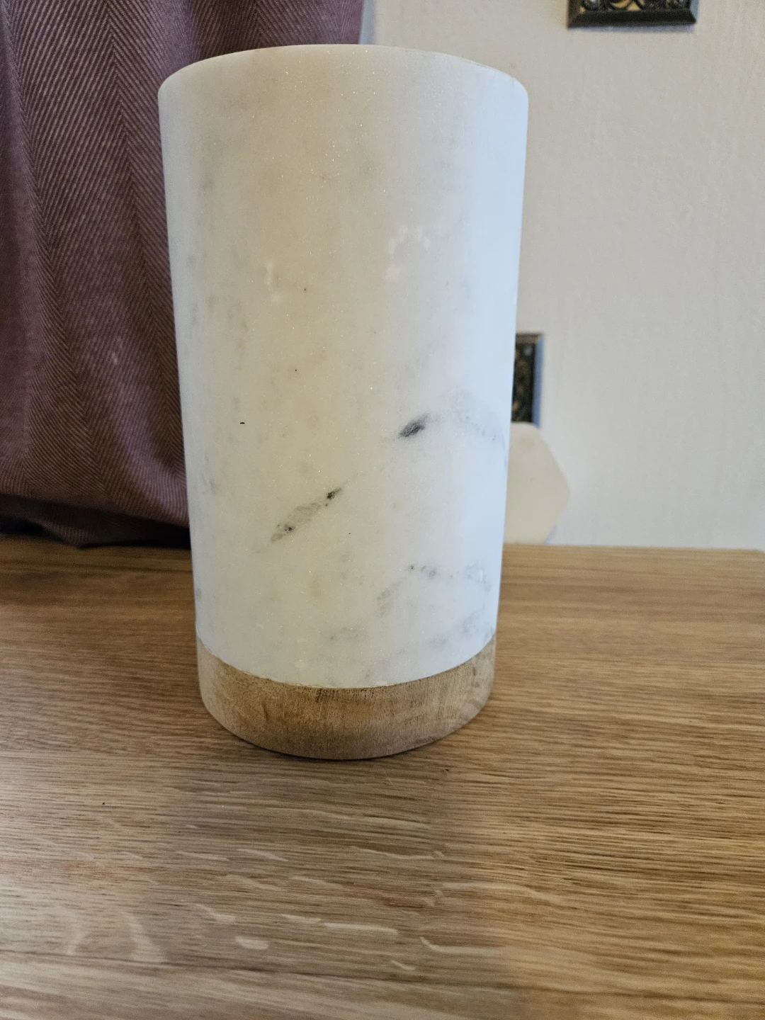White Marble Stone Wine Bottle Cooler