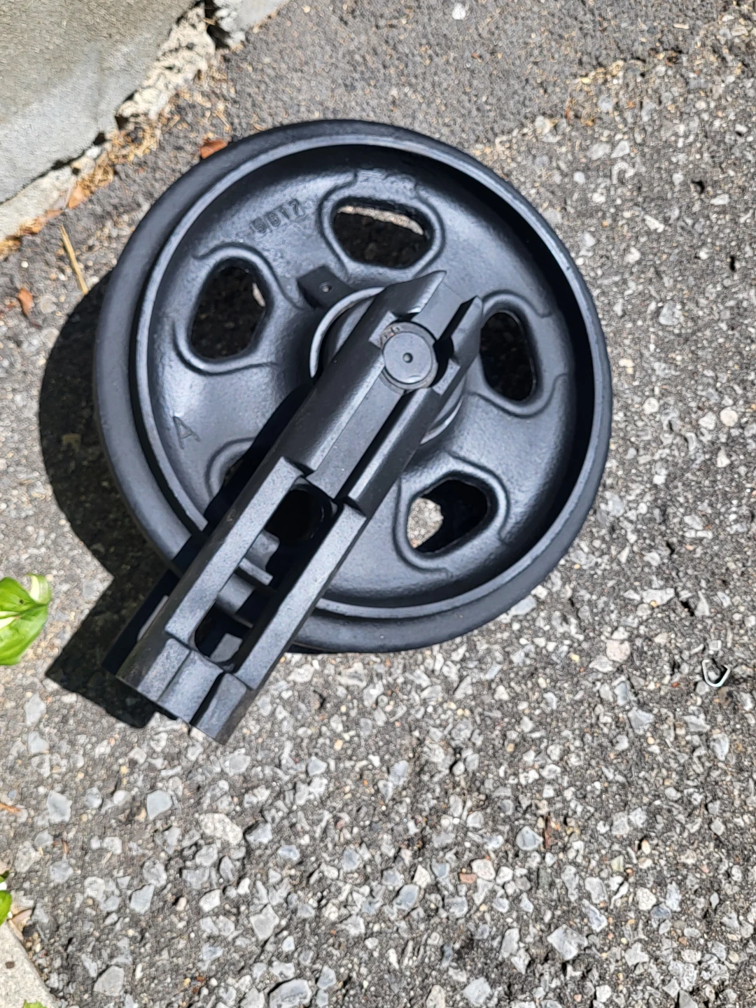 Heavy Excavator Track Wheel for Decor or Door Stop - photo 2
