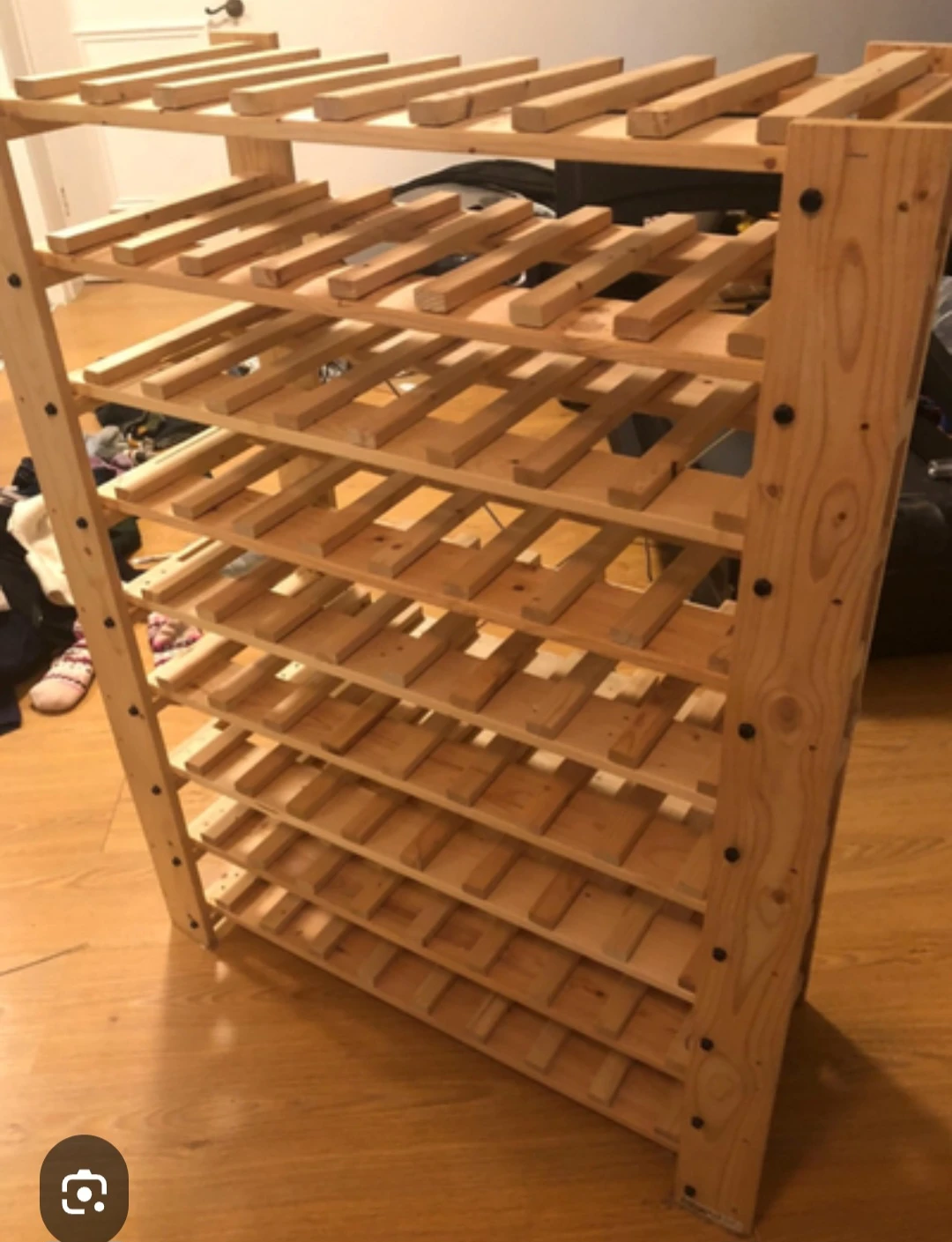 IKEA Hutten solid wood wine rack - photo 2