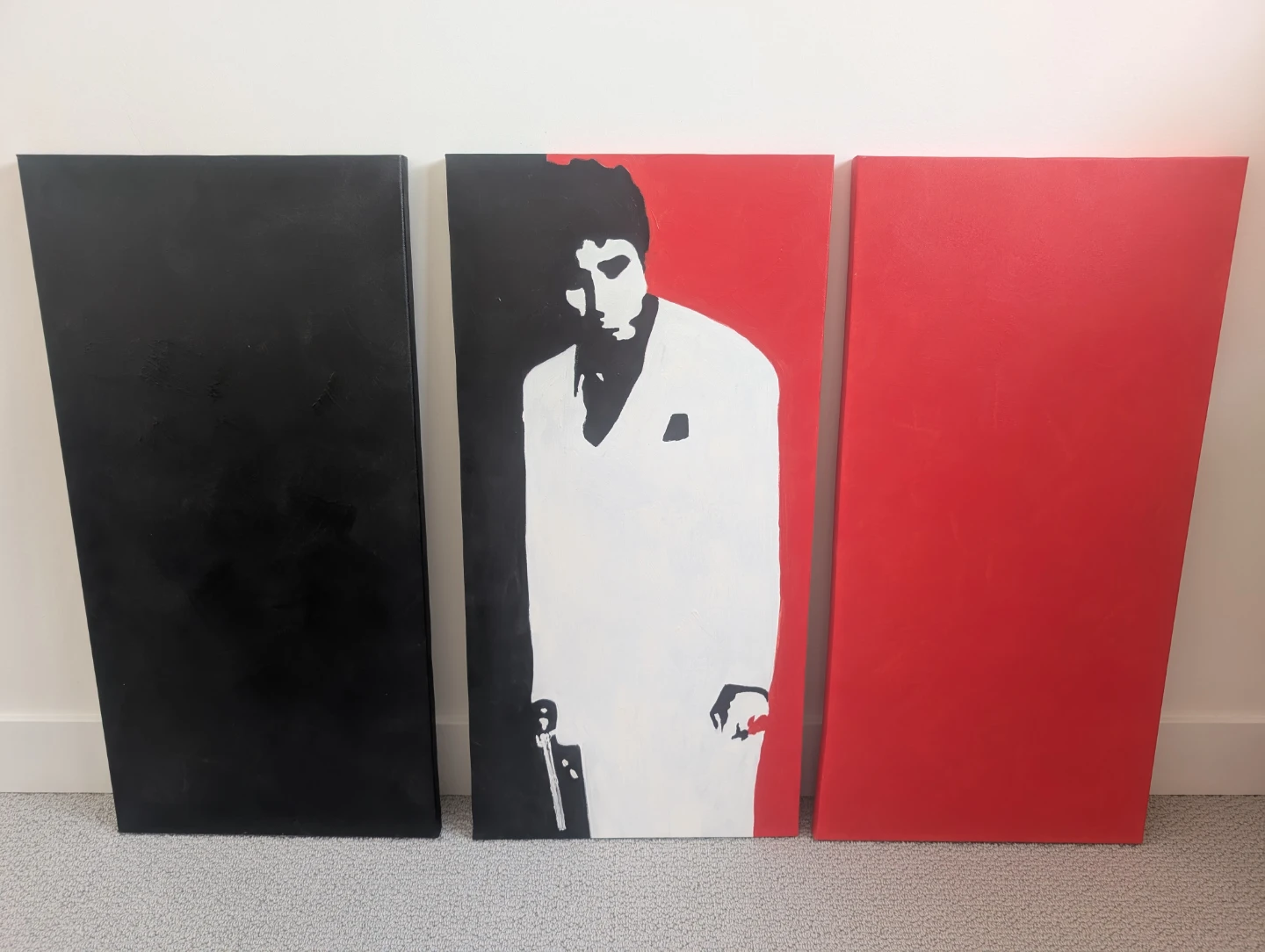 Scarface Tony Montana Canvas Art Set