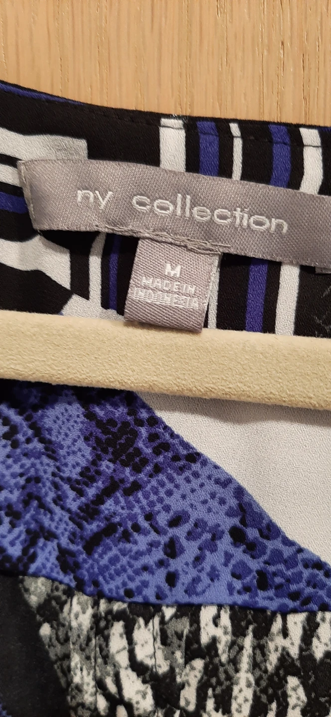 NY Collection Sky Blizzard  Women Top Size Medium - photo 4