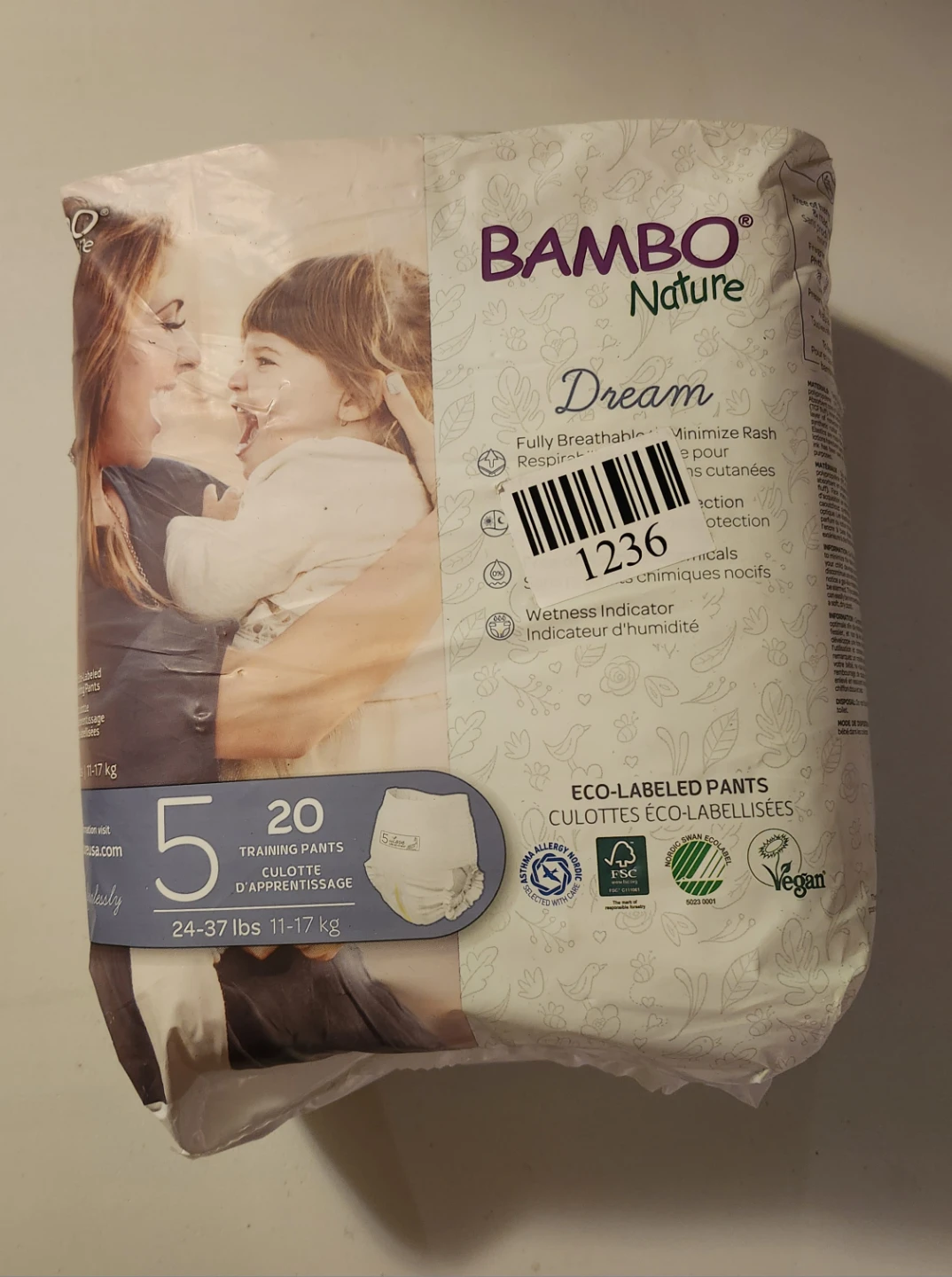 BAMBO Nature Training Pants Size 5 (24-37 lbs)⚽