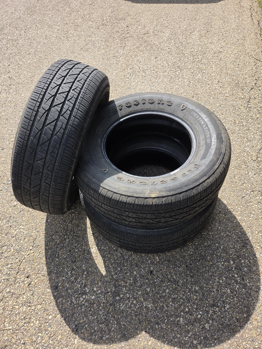 3 tire Firestone Destination P245/70R16