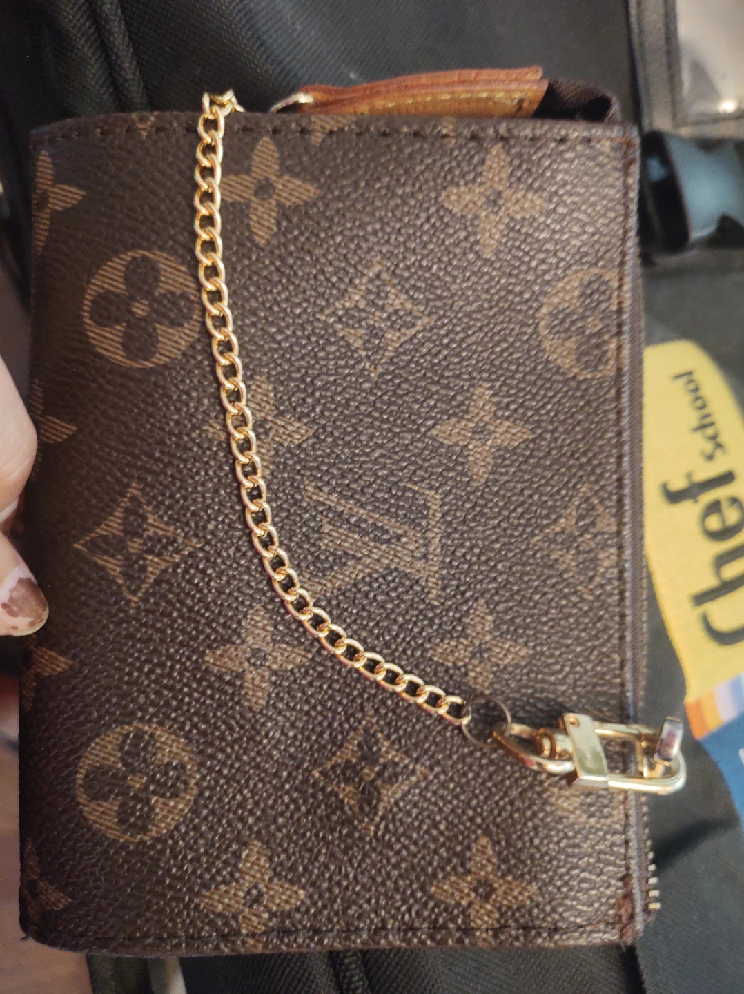Louis Vuitton Monogram Card Holder with Chain - photo 2
