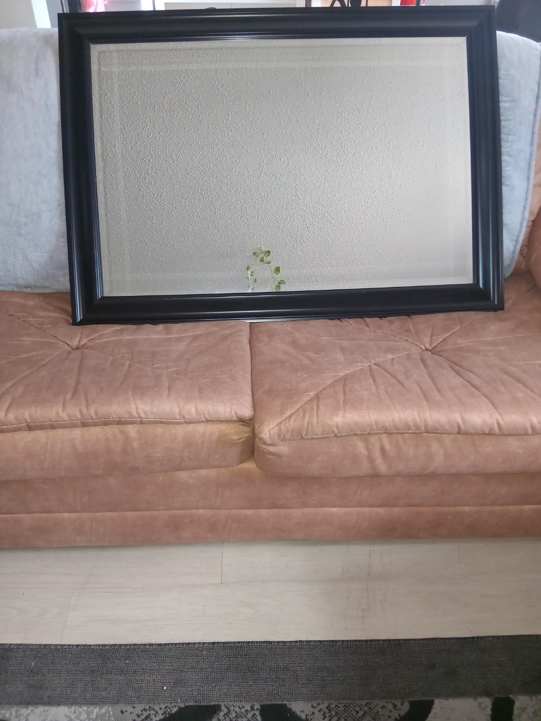 Black Framed Wall Mirror - photo 3