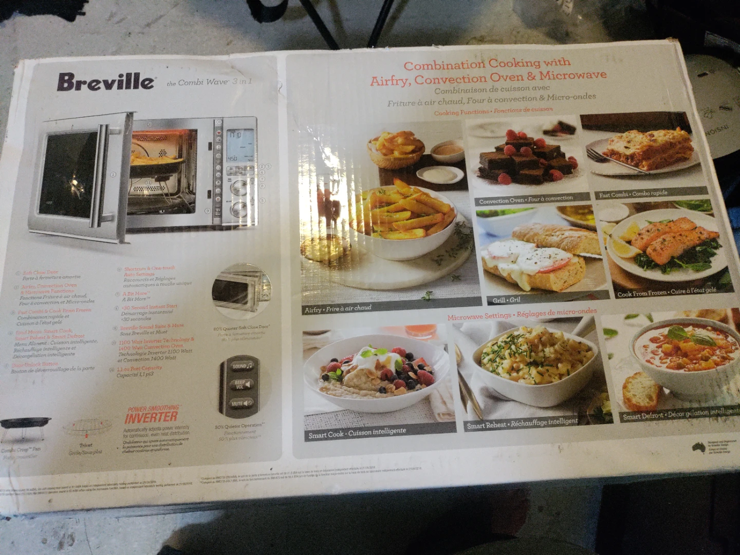 Breville Combi Wave 3 in 1 Airfryer Convection Oven Microwave - photo 3