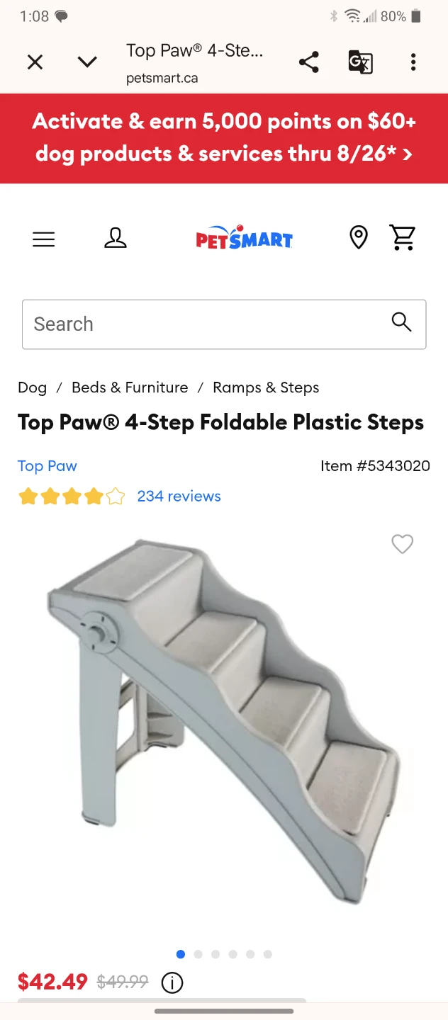 Top Paw 4-Step Foldable Plastic Steps - photo 3