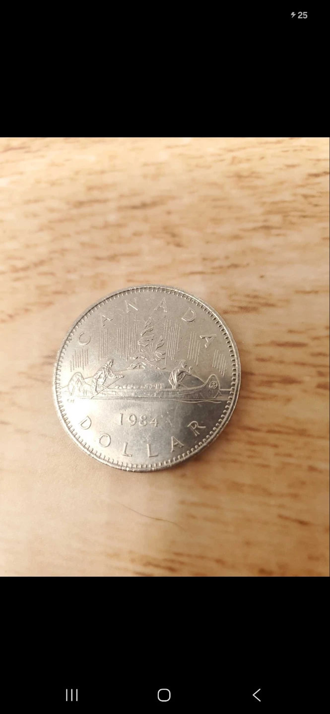 RARE 1984 Canadian Dollar Coin