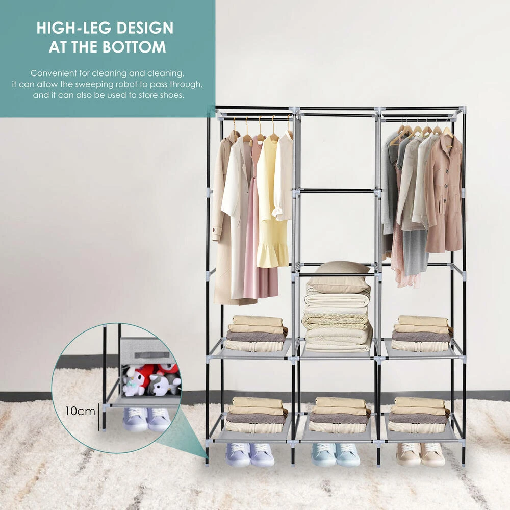 (BRAND NEW) 49" Wide Portable Wardrobe with Cover - photo 5