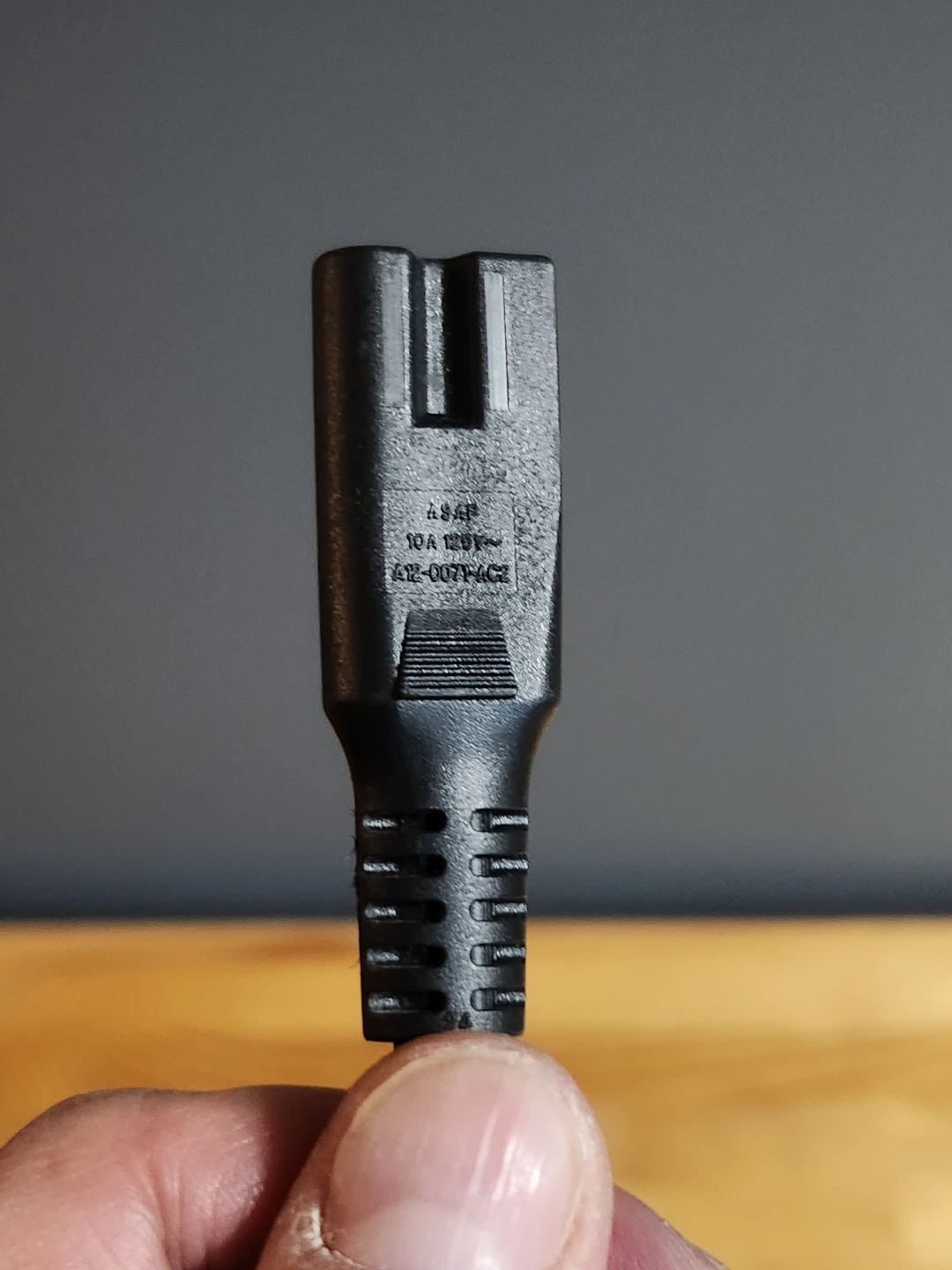 2-Prong Non-Polarized Replacement Power Cord 6ft - photo 3