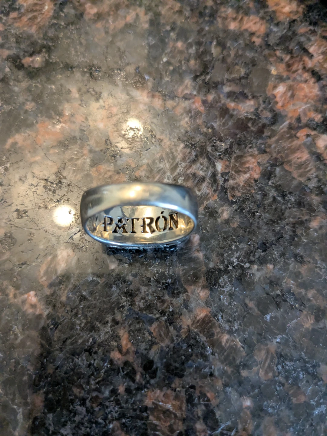 10g 14k custom white gold and diamond ring - photo 3