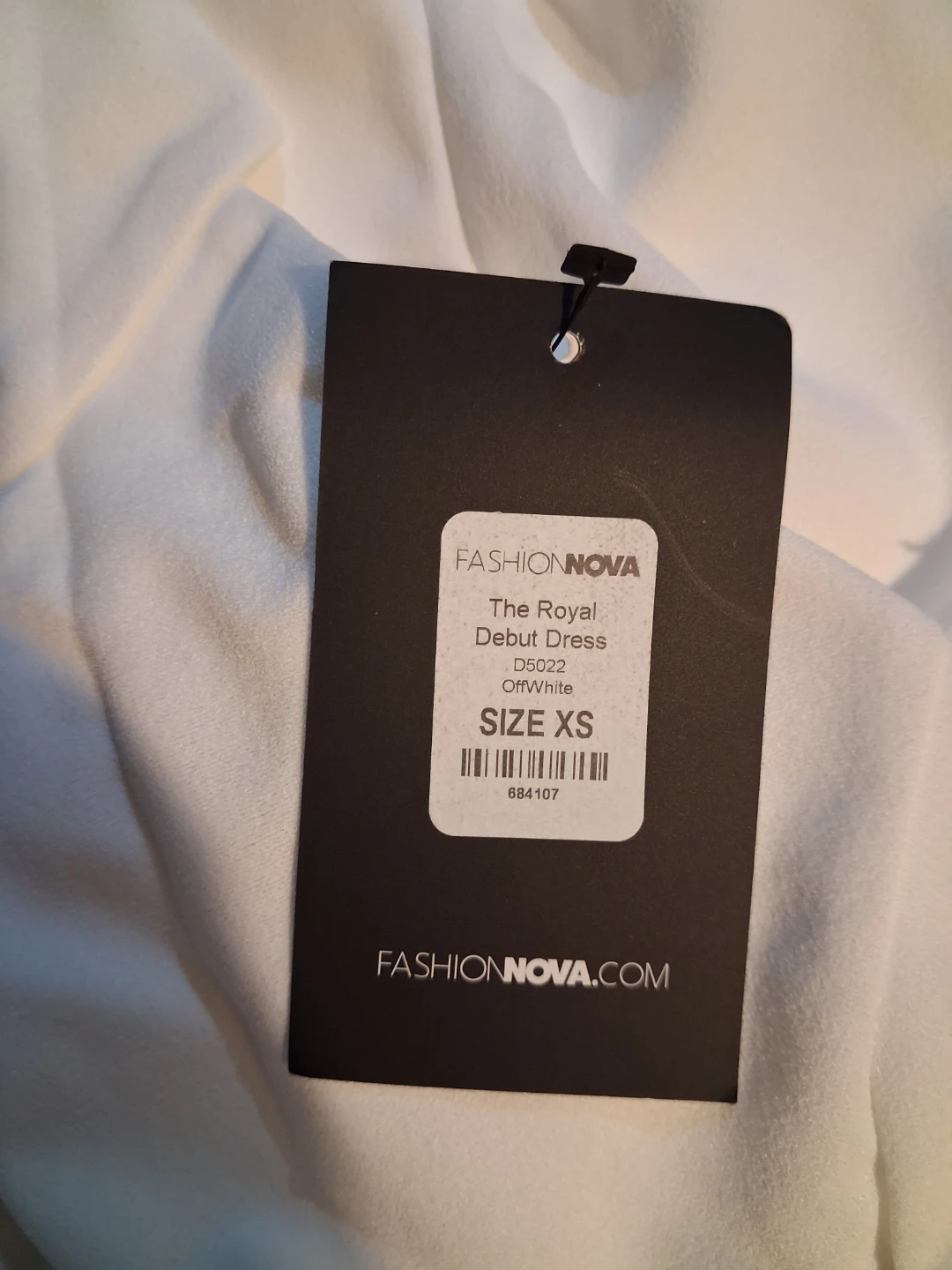 Fashion Nova The Royal Debut Dress Off White Size XL - photo 5