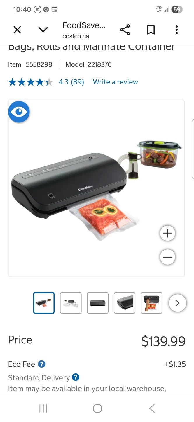 Food saver vaccum sealer - photo 5