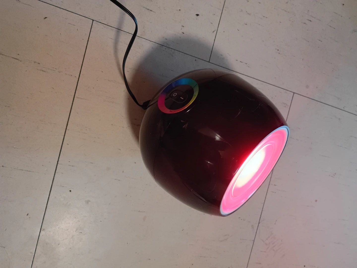 Small Orb Accent Lamp with Colour Changing LED - photo 3