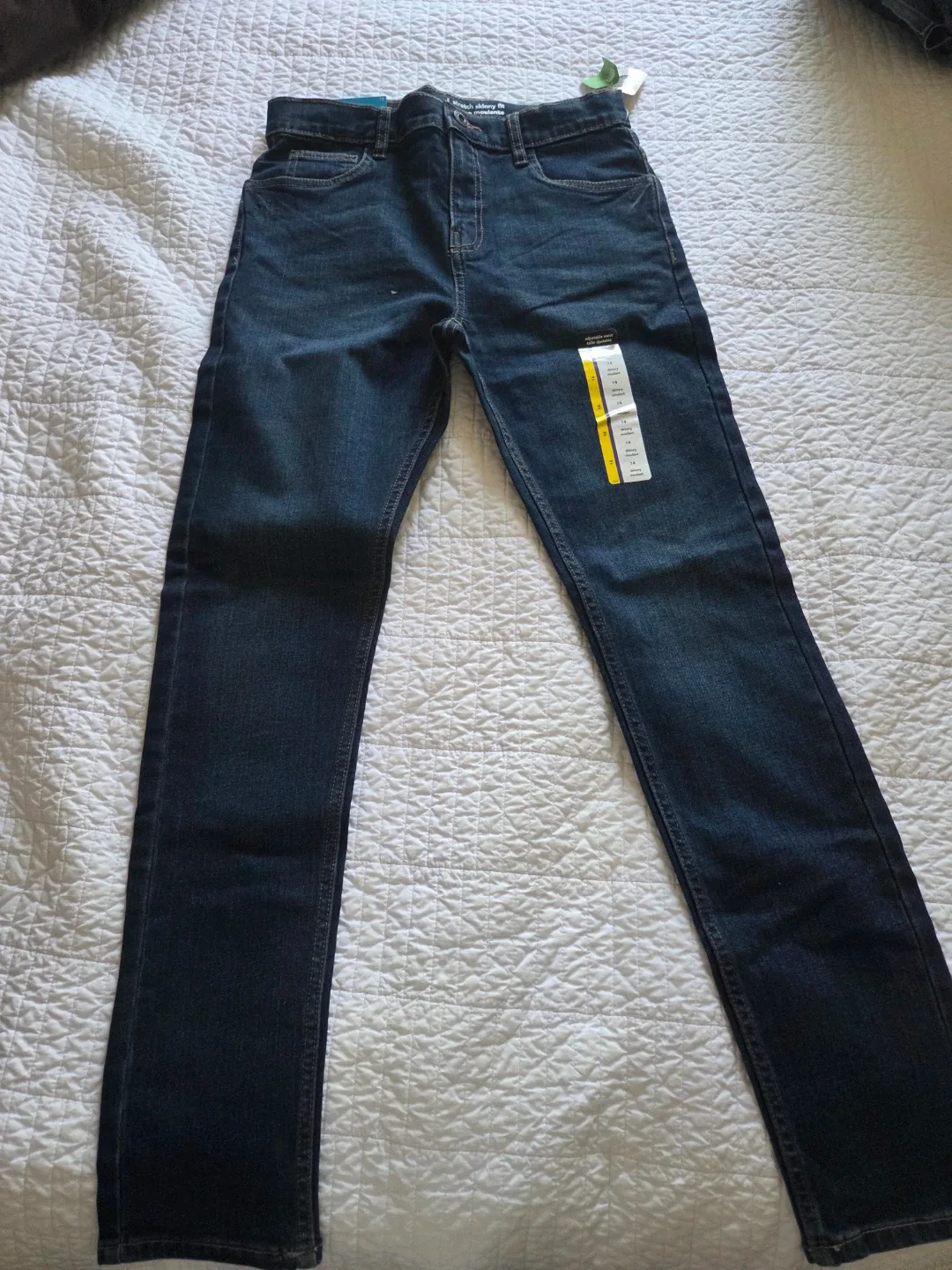George Stretch Skinny Jeans - Dark Wash - Size 14