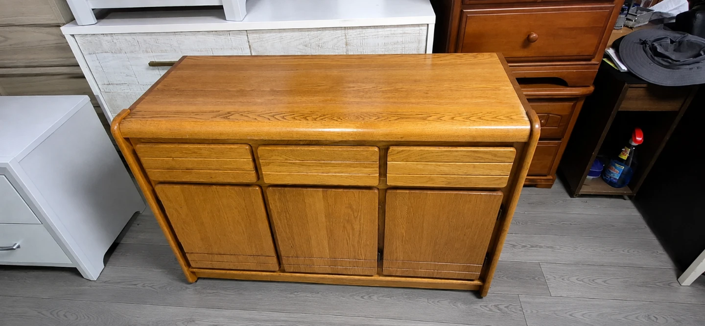 Solid Oak Sideboard / Dresser - photo 3