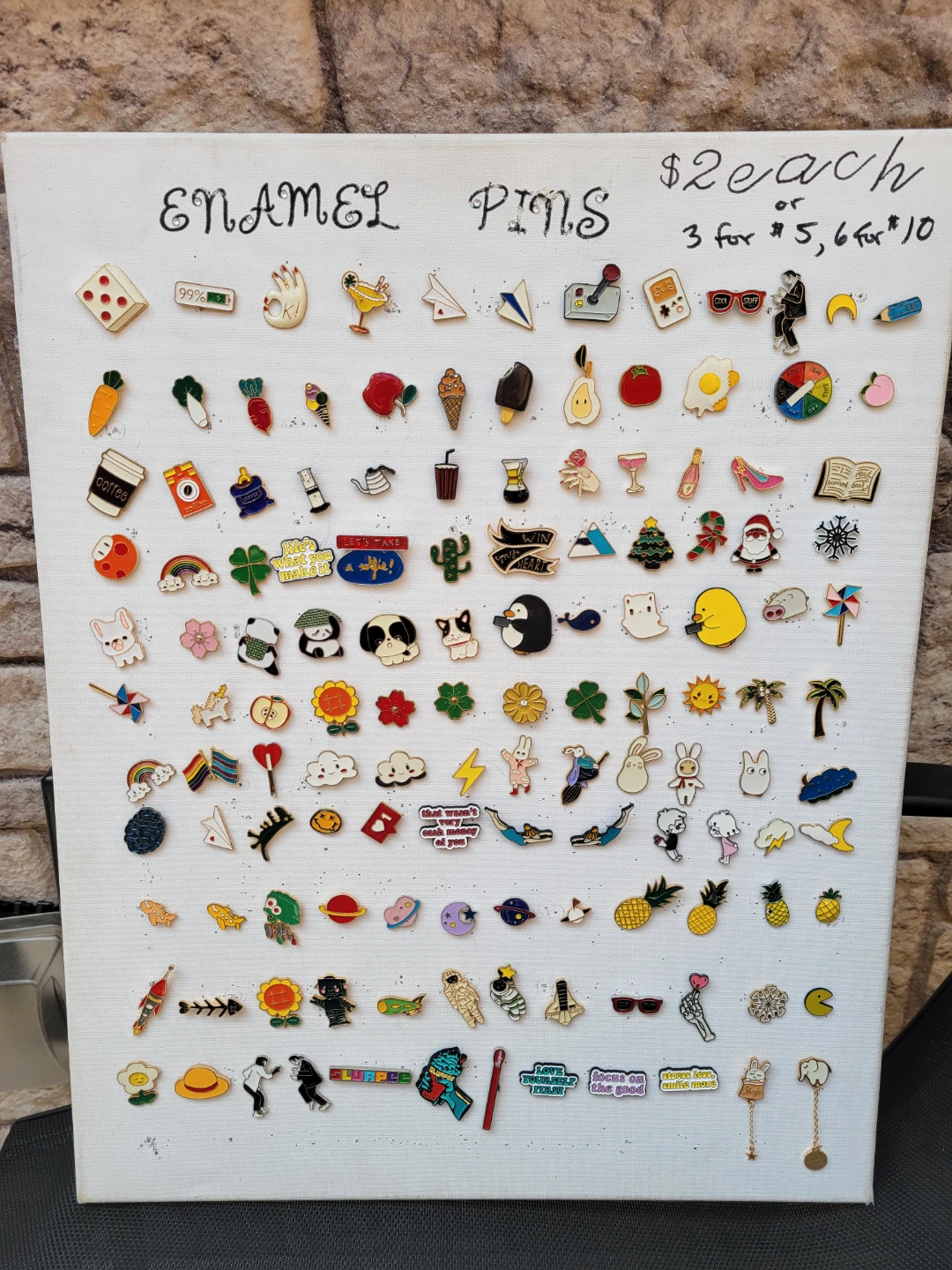 Enamel Pins (New) $2 each