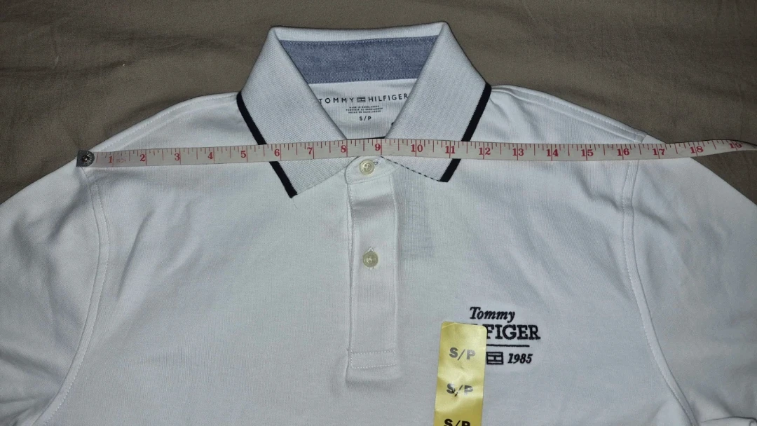 Brand New | Tommy Hilfiger White Polo Shirt - Size S/P - photo 4